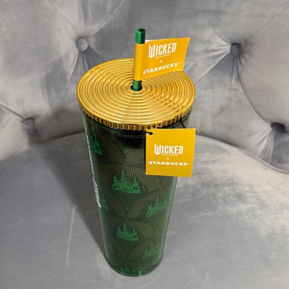 Starbucks Wicked Emerald City Metallic Green Cold Cup (24 oz.) - Picture 4 of 5